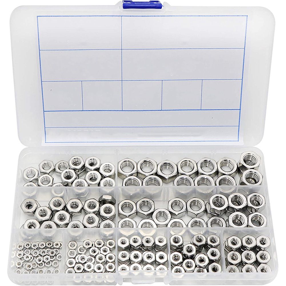 Stainless Steel Nuts 2-56 To 3/8inch-16 UNC Hex