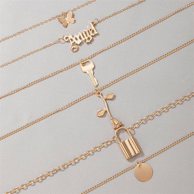 6 IN 1 Women's Pendant Chain Necklace