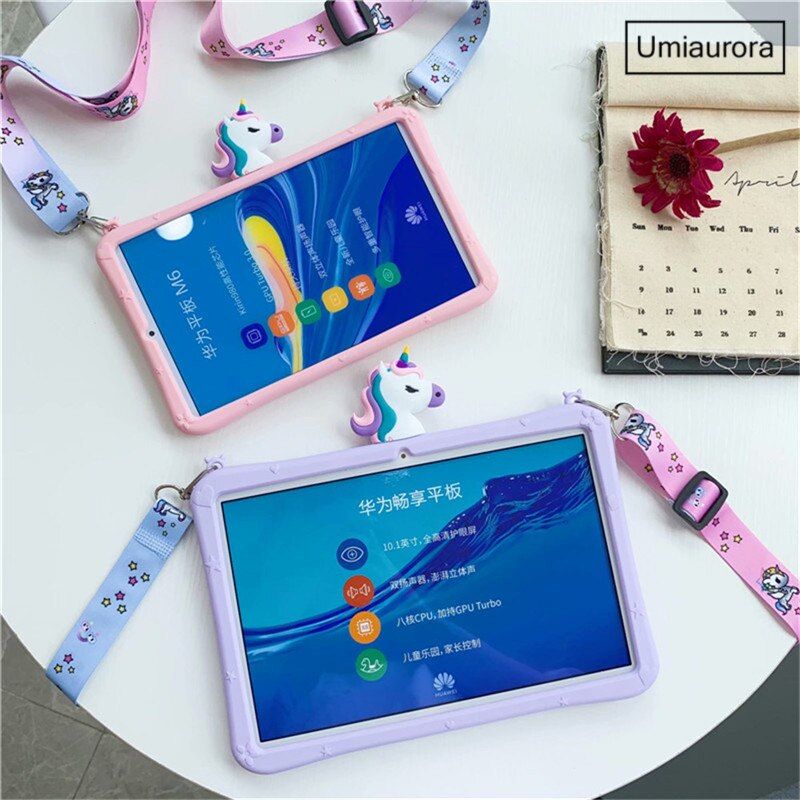 Silicone Cover For Huawei MediaPad T5 10 T5 8.0 M5 Lite 10