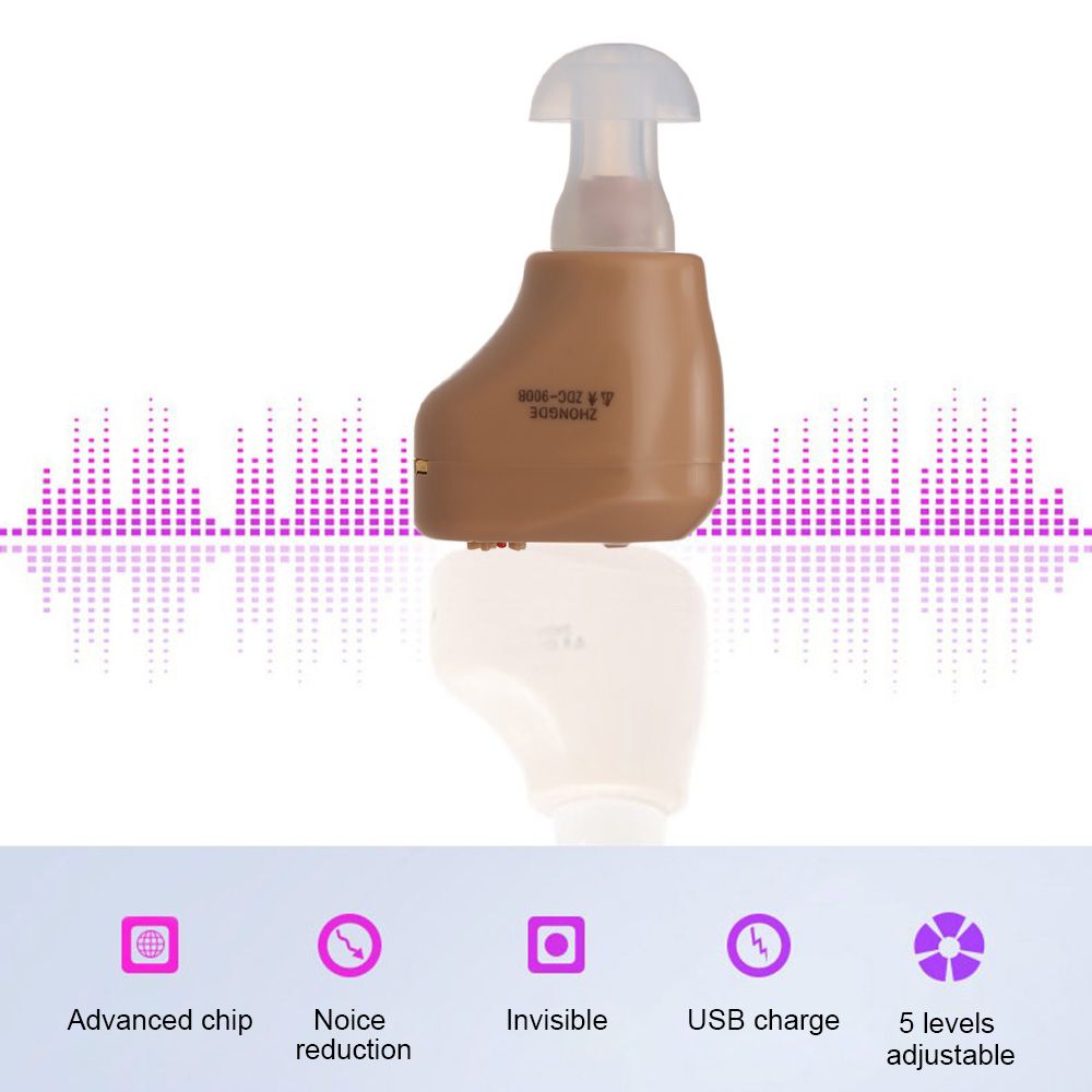Mini Ultra Small Invisible Hearing Aid Adjustable Sound