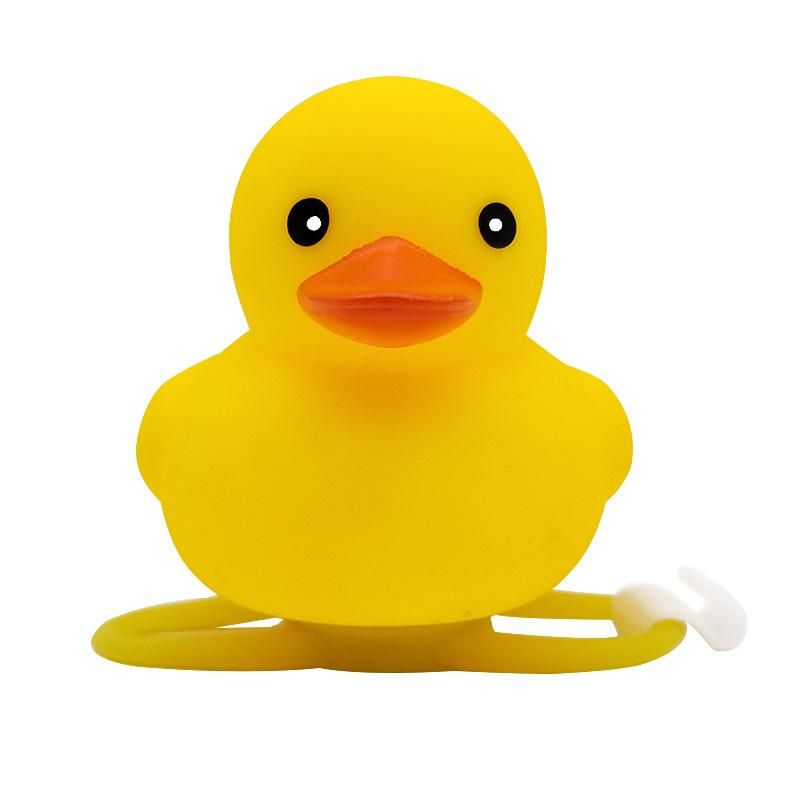 Bicycle broken wind duck helmet vibrato turbo social duck with helmet cap little yellow duck bell Shark Helmet + Yellow Duck
