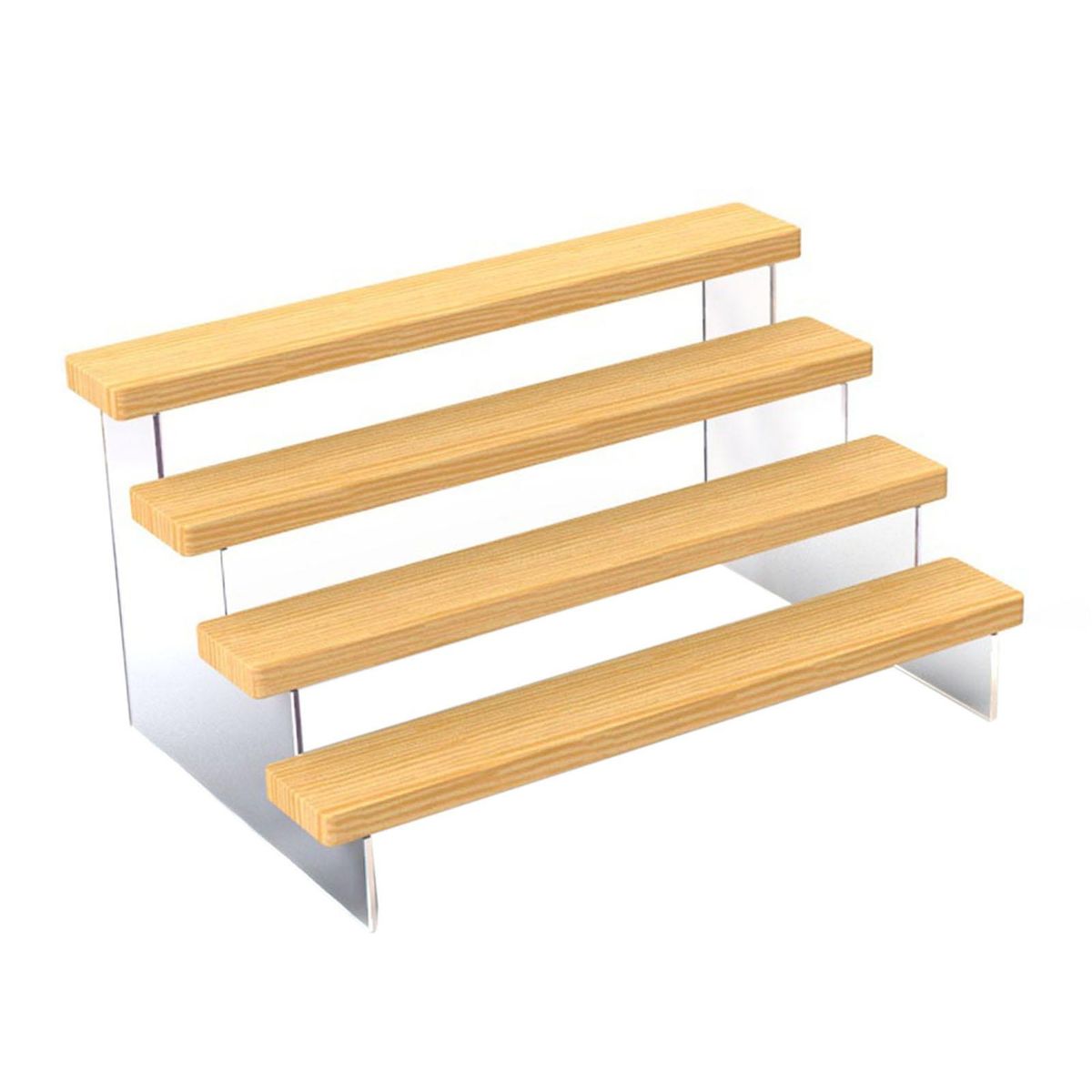 Multifunctional 4 Tier Acrylic Cupcake Display Stand For
