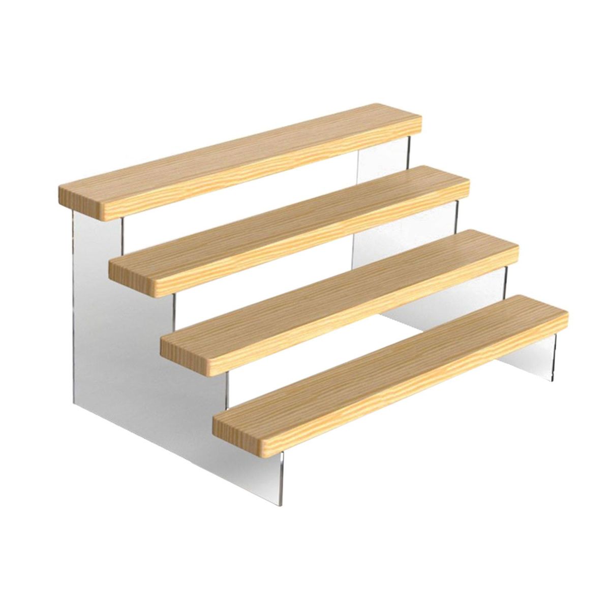 Multifunctional 4 Tier Acrylic Cupcake Display Stand For