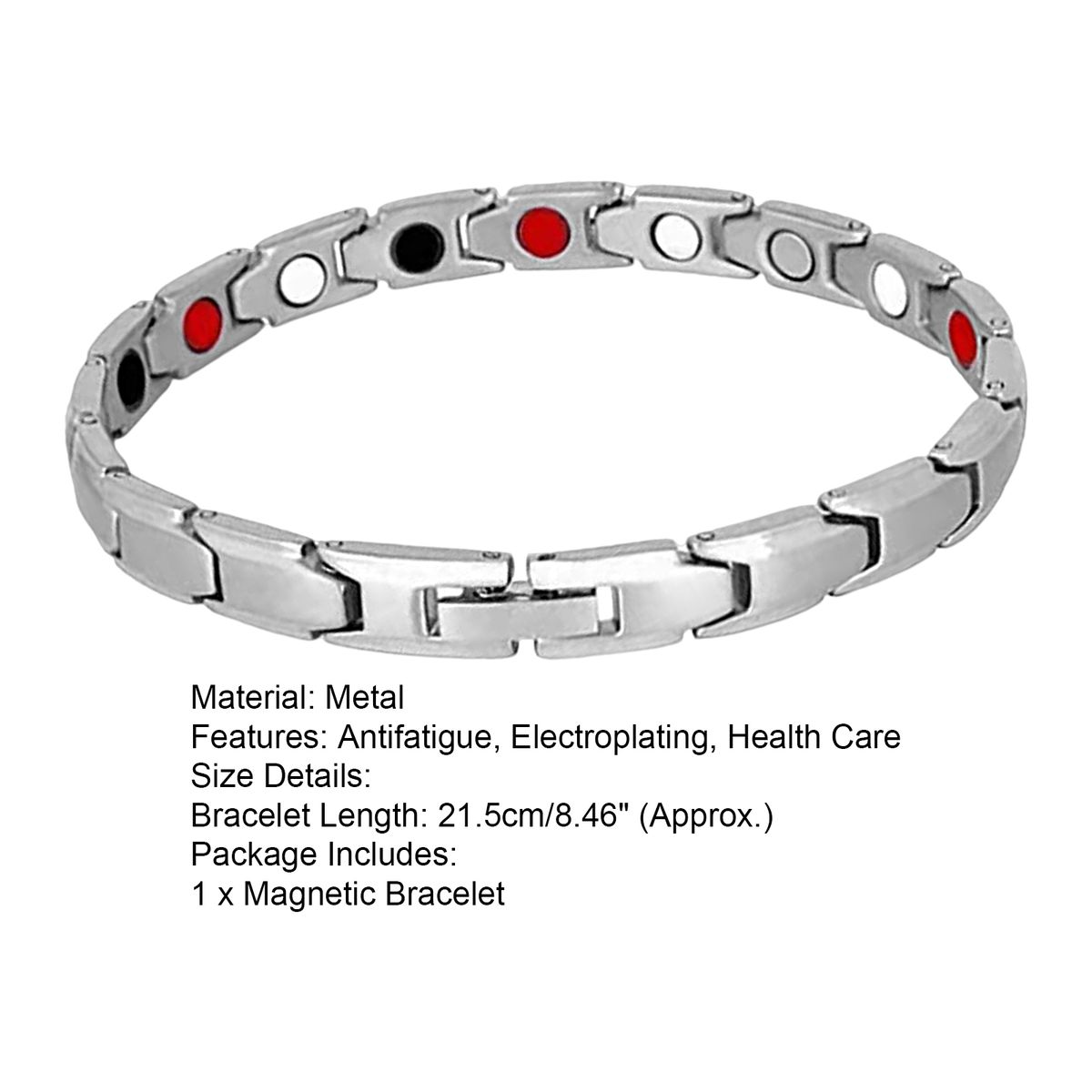 Bracelet Therapeutic Slimming Lady Bracelet Silver
