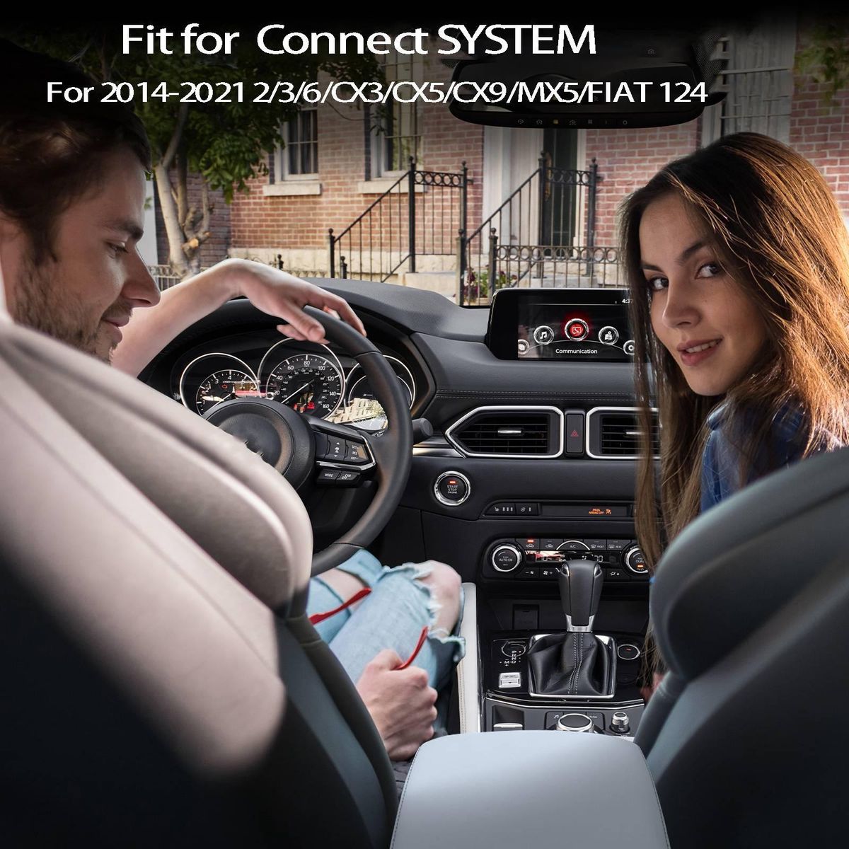 Auto USB Adapter Hub Apple-CarPlay Android TK78-66-9U0C for Mazda 3 6 2 Mazda CX5 CX3 CX9 Miata MX5 Toyota Yaris