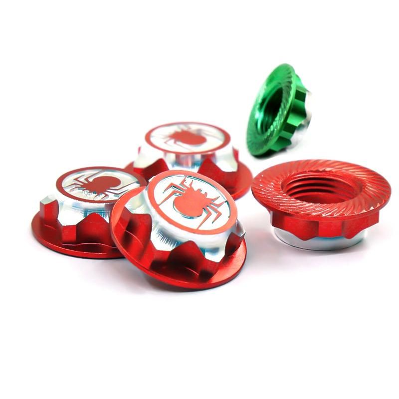 4Pcs Aluminium Wheel Hub Cover Antidust Cover 17mm HEX Nut
