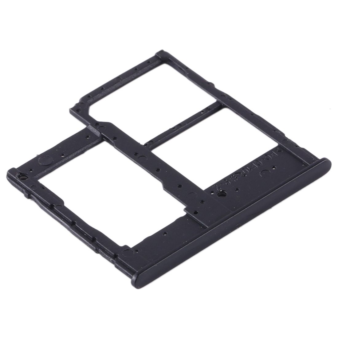 SIM Card Tray + SIM Card Tray + Micro SD Card Tray For Samsung Galaxy A20e (Black)