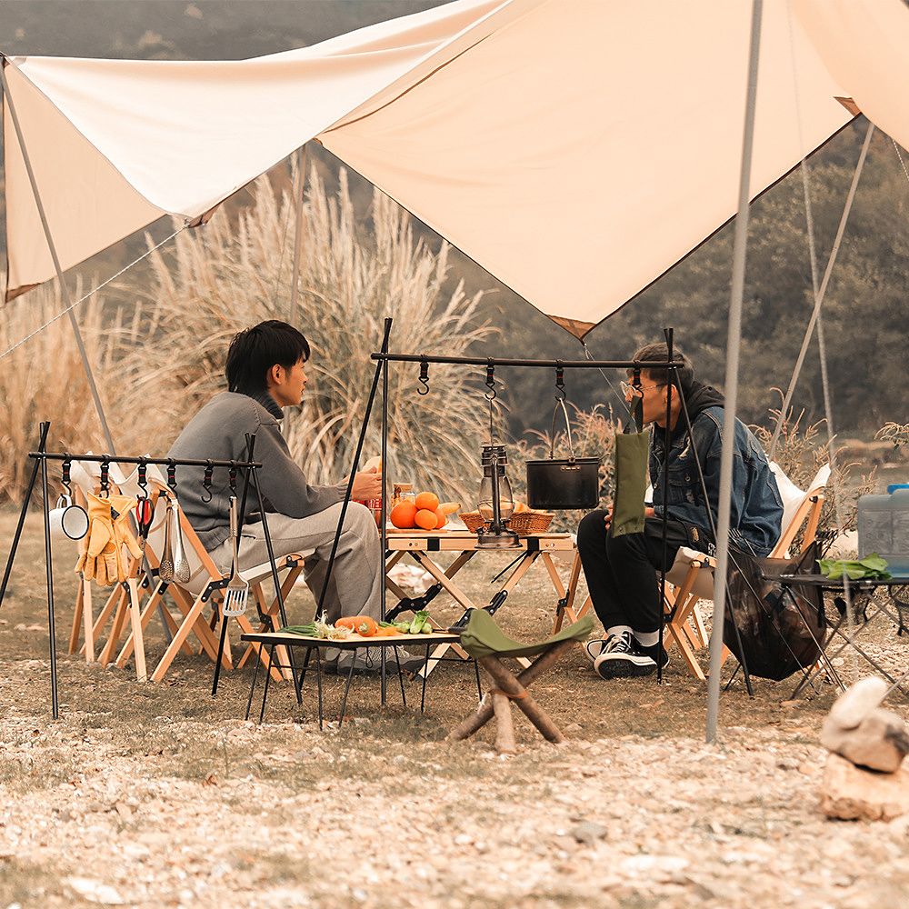 Outdoor Camping Solid Rack Multi Functional Cookware Rack