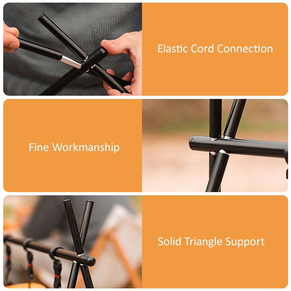 Outdoor Camping Solid Rack Multi Functional Cookware Rack