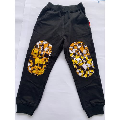 Joggers With African Print Patches
