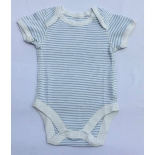 5 Pure Soft Cotton Bodysuits Short Sleeve Boys D