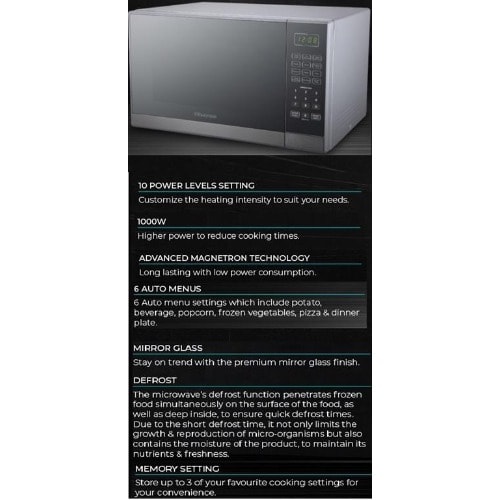 Microwave H36mommi - 1000w - 36L
