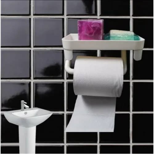 Soap And Tissue Roll Holder