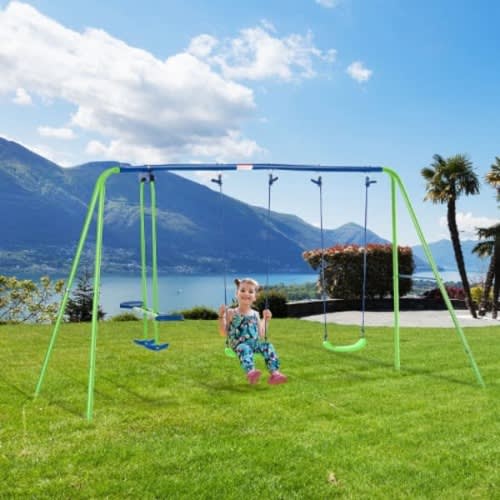 Double Swing - Seesaw Combination - 323 x 162 x 184cm