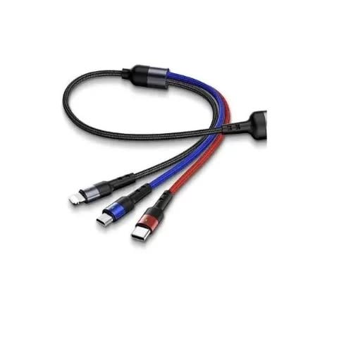 3 In 1 USB Type C iPhone Charging Cables