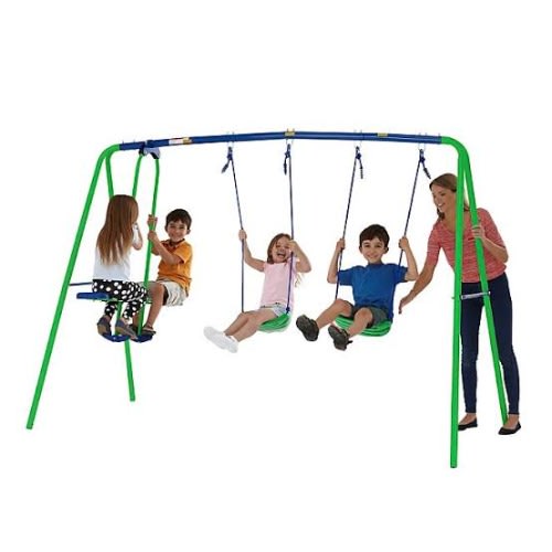2 In 1 Swing With Double Seesaw Sets