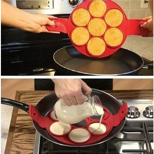 Pancake/egg Ring Pan Tools Perfect Flip Breakfast Maker
