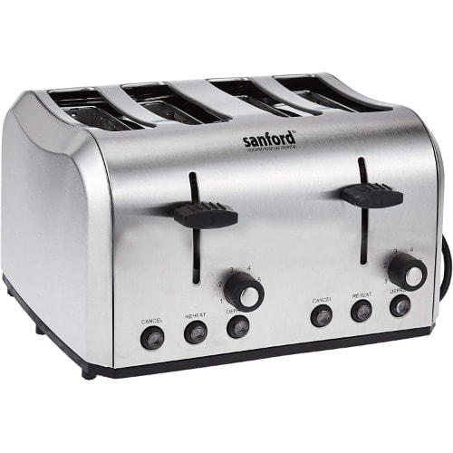 Sanford Bread Toaster - 4 Slice - 850-1050 Watts - Sf5745bt