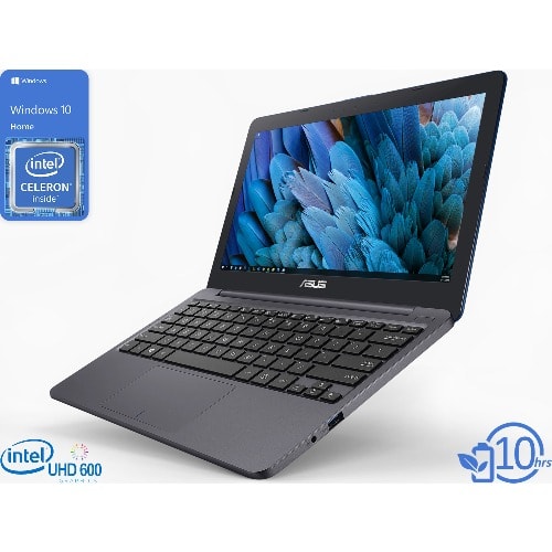 Mini Intel Celeron 4GB RAM - 500GB HD - 11.6'' - Windows 10 - Black