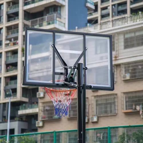 10ft Adjustable Mobile Basketball Post