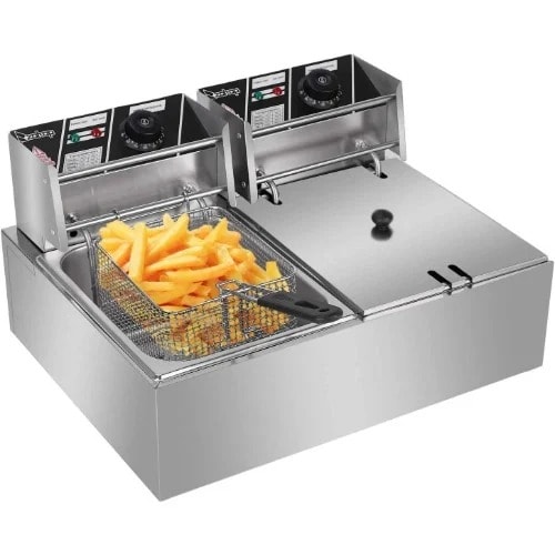 Boma - Commercial Deep Fryer - 5000w - 12L - 2 Tank Fryer