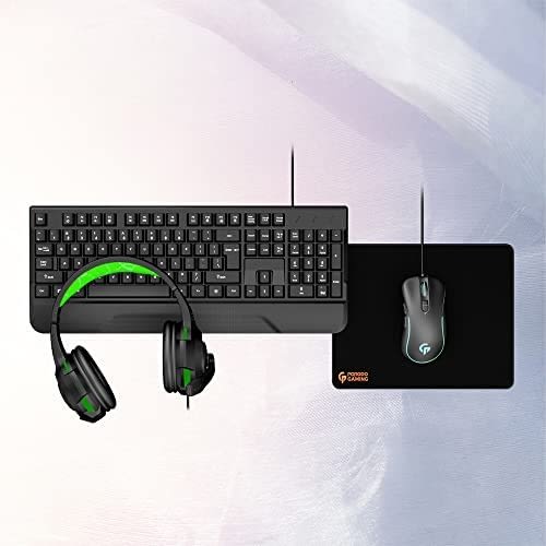4 In 1 Gaming  Set - Keyboard - Mouse - Mouse-pad - Headphone