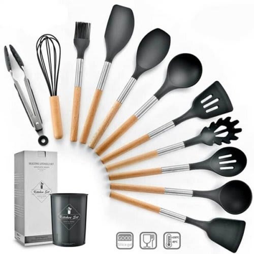 Silicon Cooking Spoon - Set Of 11