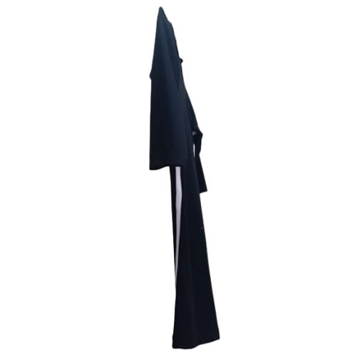 Black Dress With White Side Strip