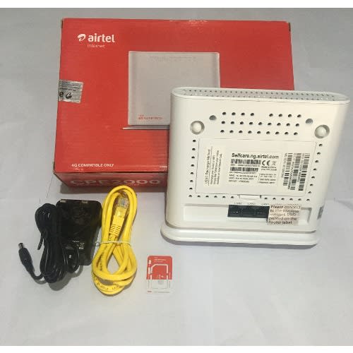 Airtel 4G LTE SmartBox Portable Router With 20Gig Data Sim