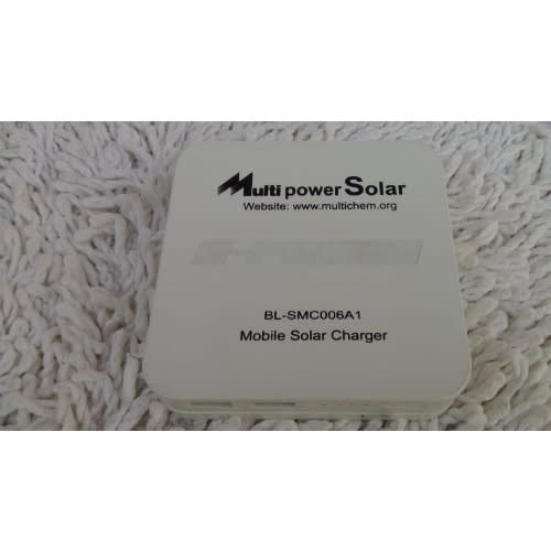 Solar Mobile Power Bank - 6000mAh Battery