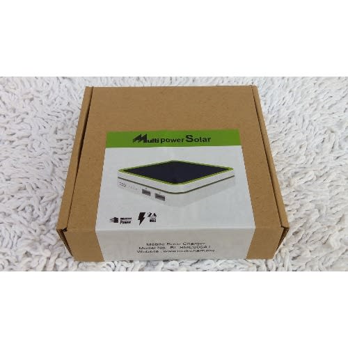 Solar Mobile Power Bank - 6000mAh Battery