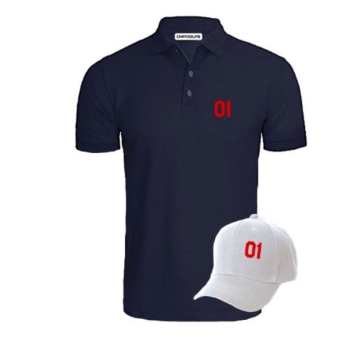 Men's Navy Blue With Cap
