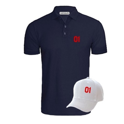 Men's Navy Blue With Cap