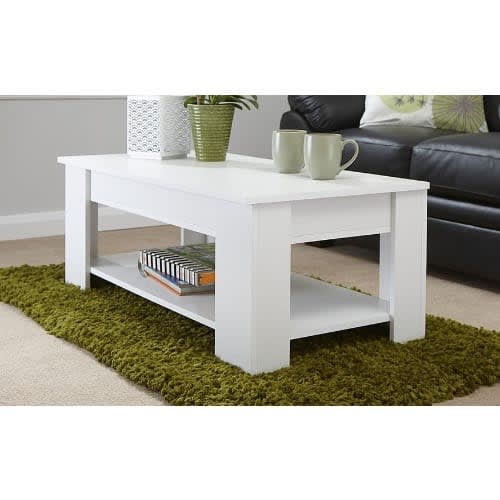 Nk-living Room Center Table Design 8 - White
