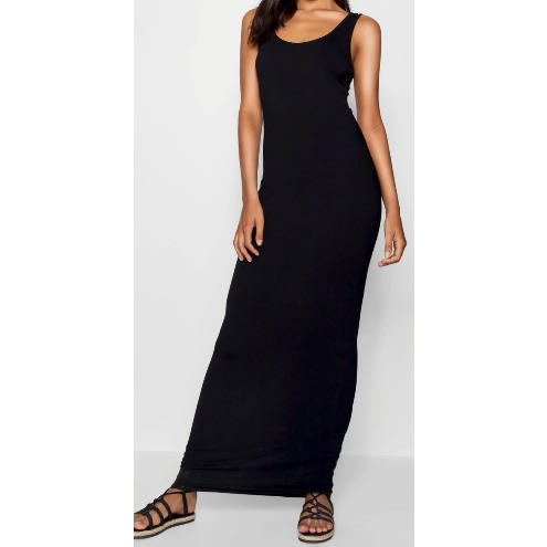 Ladies Maxi Dress - Black