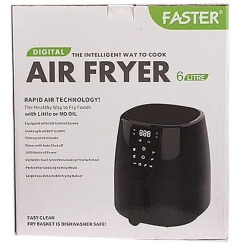 Faster Digital Air Fryer - 6L - 1500W
