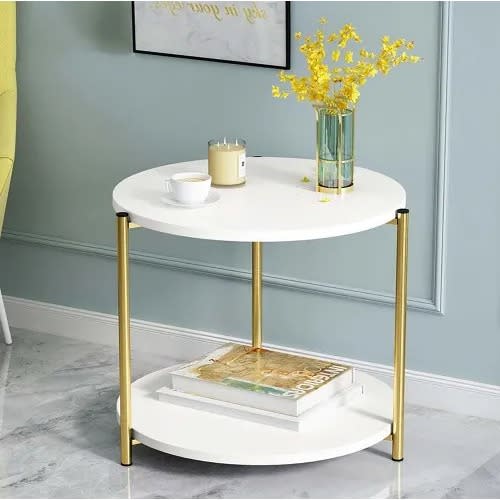 Round Coffee Table - White