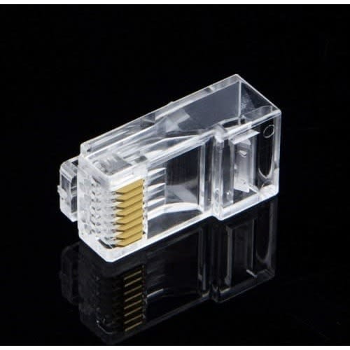 Cat6e Rj45 Ethernet Connector  -50 Pieces