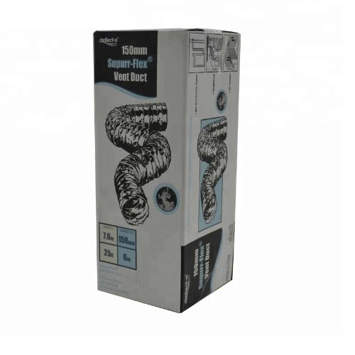 Aluminum Flexible Foil Air Vent Duct 6" - 150mm