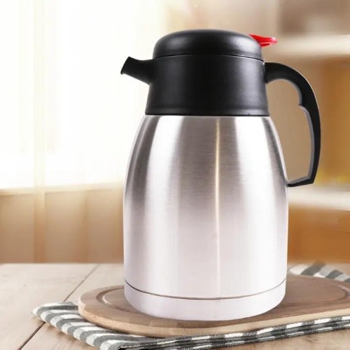2L Stainless Steel Vacuum Flask Hot & Cold Tea Coffee Insulated Dispenser Air Pot