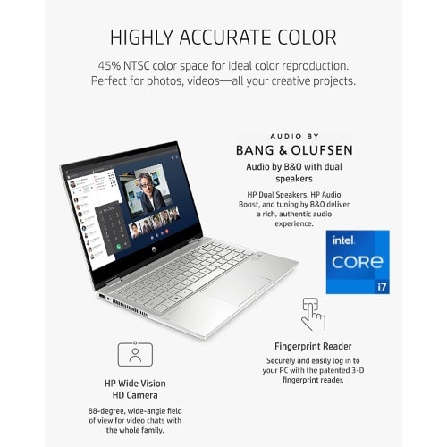 Pavilion 15 - 15.6" -  X360 IntelCore I7 - 16GB RAM - 1TB SSD -  Backlit Keyboard- Wins 11