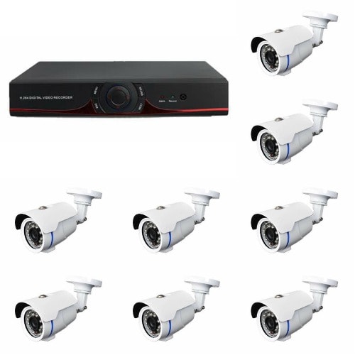 CCTV 8 Channels AHD App View System