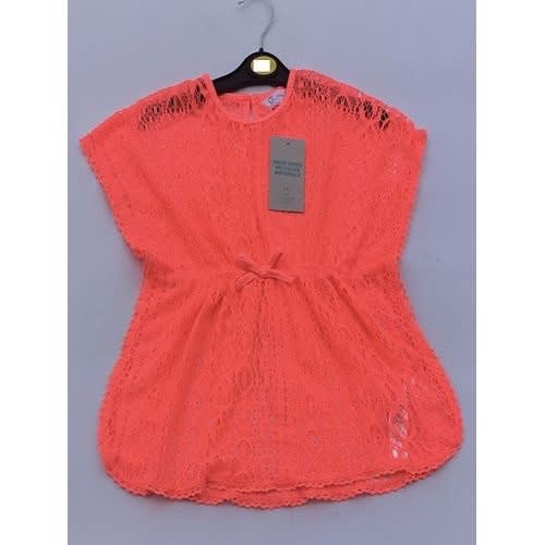 Girl’s Lacey Dress- Orange