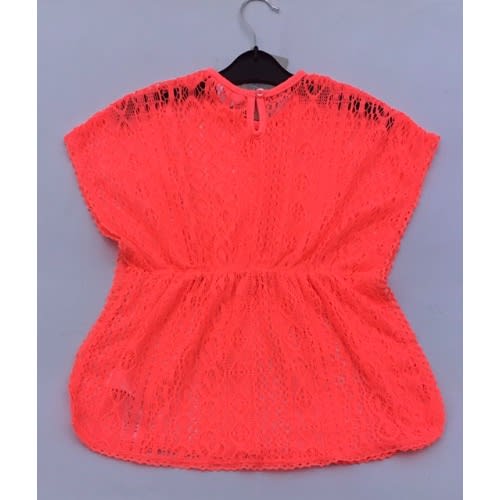 Girl’s Lacey Dress- Orange