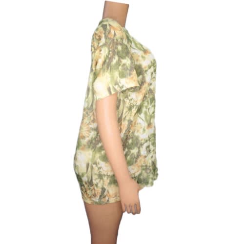 Flowery Pattern Blouse For Woman