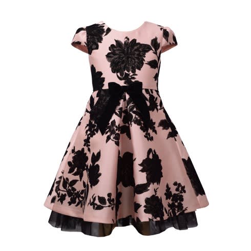 Metalic Floral Dress - Multicolour