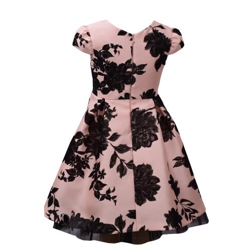 Metalic Floral Dress - Multicolour