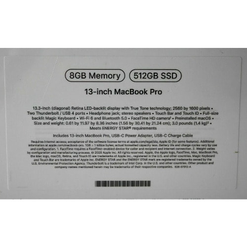 MacBook Pro 13.3" Laptop -M1 Chip - 8GB Memory - 512GB SSD- Latest Model - S.grey