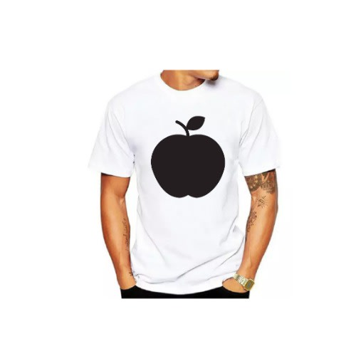 Foot Cotton T-shirts - White - Black - Yellow -Blue - 4pcs