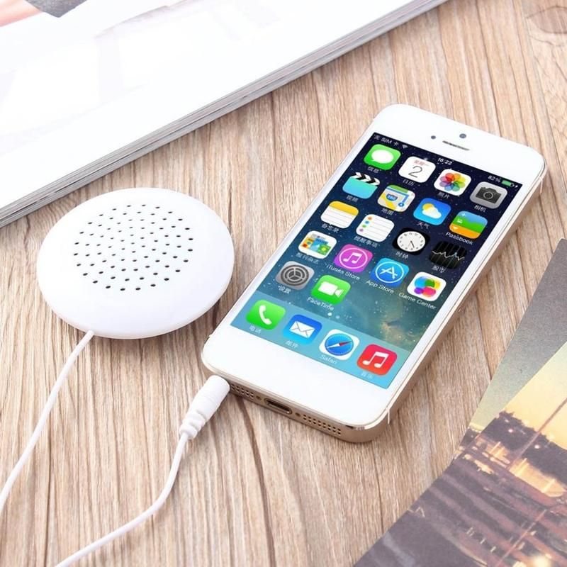 3.5mm Plug Mini Portable Stereo Pillow Speaker for MP3 MP4